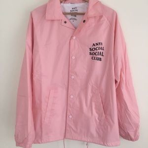 PINK Anti Social Social Club Windbreaker